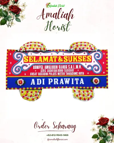 Karangan Bunga Ucapan Selamat di Singaraja