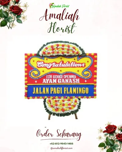 Bunga Papan Congratulation di Singaraja
